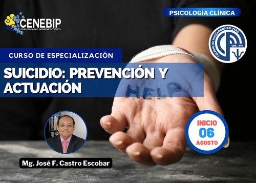 CURSO DE ESPECIALIZACIÓN: «SUICIDIO: PREVENCIÓN Y ACTUACIÓN»