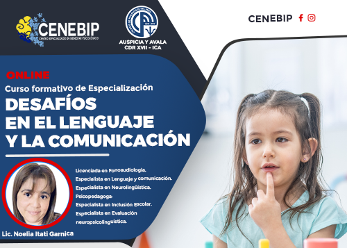 CURSO FORMATIVO DE ESPECIALIZACIÓN: «TERAPIA DE LENGUAJE: DESAFÍOS DEL LENGUAJE Y LA COMUNICACIÓN»